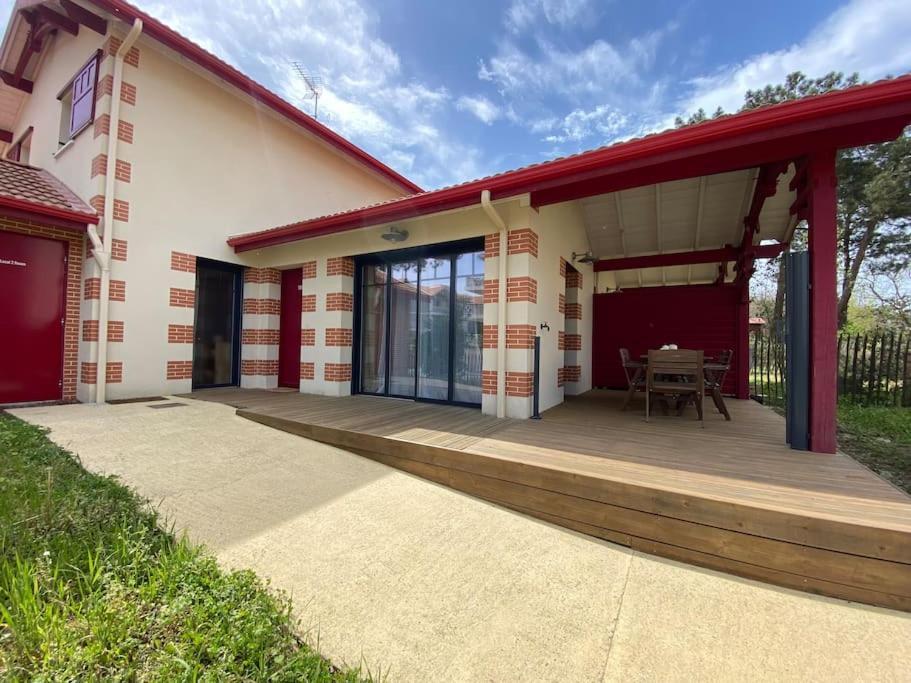 Maison Typee Arcachonnaise Avec Piscine Commune La Teste-de-Buch Buitenkant foto