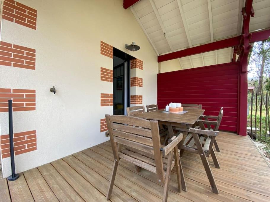 Maison Typee Arcachonnaise Avec Piscine Commune La Teste-de-Buch Buitenkant foto